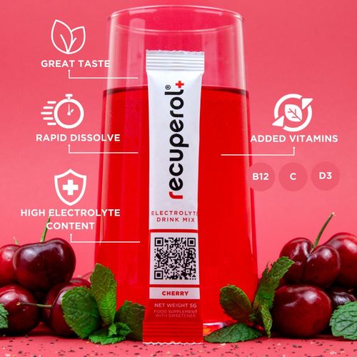 Recuperol Electrolytes Powder Rehydration & Recovery Drink Mix, Natural Flavours — image 2