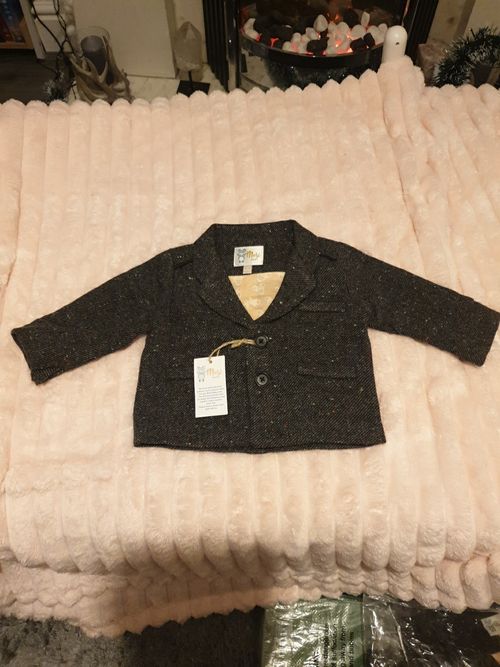 Tweed Boys Blazer 6-9 Months By Mose Baby