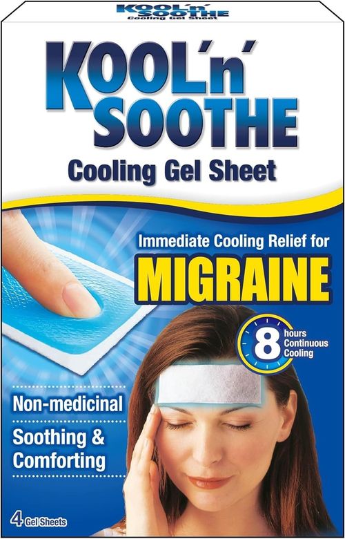 Kool 'n' Soothe Migraine Cooling Strips - 4 Strips — image 2