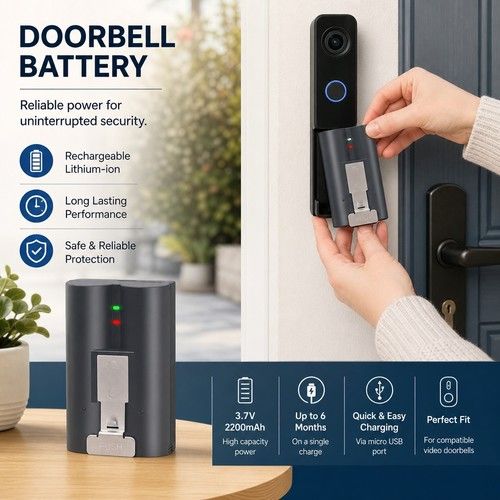New Genuine Battery For Ring Video Doorbell 2 3 4 Spotlight Cam Stick Up Cam UK-