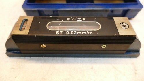 200mm Precision Engineers Spirit Level 0.02mm/m Shanghai Shenhan Boxed V1
