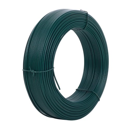 25-100M ROLL HEAVY DUTY WIRE GALVANISED PVC COATED GARDEN FENCING GREEN PLANT — image 3
