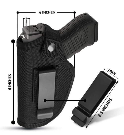 Universal Gun Holster, Concealed Belt Tactical Leather Holster — image 2