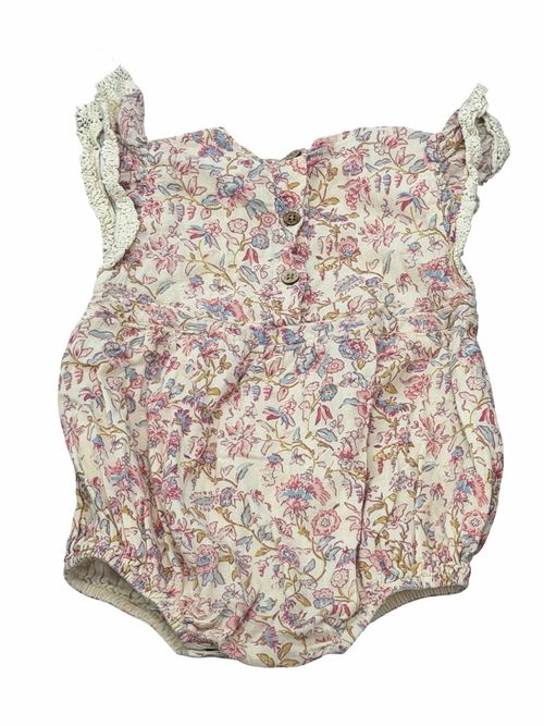 Louise Misha Mayalia Romper Baby Girl 9 Months Floral Tassel Lace Crochet Cotton — image 10