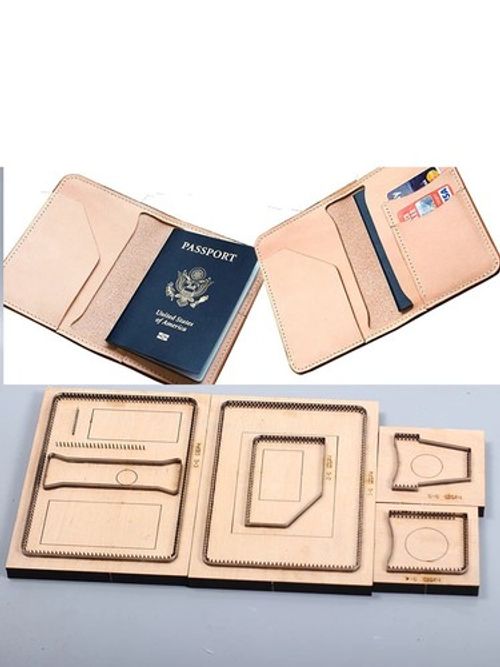 Passport Bag Leather Craft Cutting Dies Knife Mold Iron Blade Cutter DIY Tools