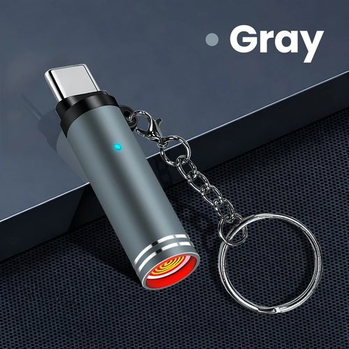 Mini Type C Mobile Phone Cigarette Lighter Air Blowing Cigarette Lighter Outdoor — image 1