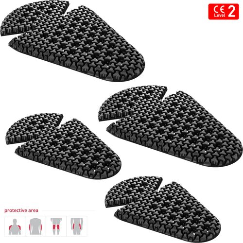 SAS-TEC Phantom Tripleflex CE L2 Biker Jacket Side Cut Ultra Thin Armour 4pc Set — image 1
