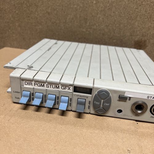 RTS telex mkp-4 4 position desk / half rack talkback panel Volume Button Broken — image 3
