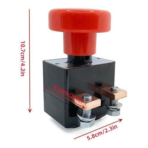 250A Battery Isolator Kill Master Switch Push/Pull Button Emergency Stop 12-220V — image 2