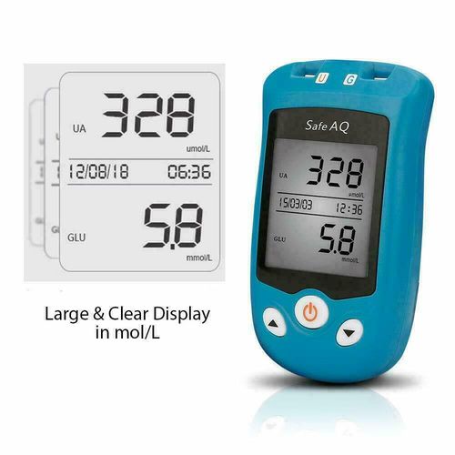 Sinocare Blood Glucose Uric Acid Meter Gout Test Strips Lancet — image 4