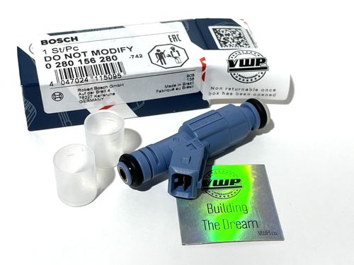 Bosch EV6 Injector 470ccm Blue Performance for VW Golf MK2 MK3 G60 1.8T VR6 R32 — image 2