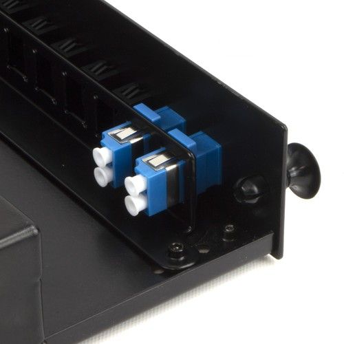 Fibre Optic Patch Panel with SC or LC Duplex MM Modules Adapters 4/8/12/24 Ports