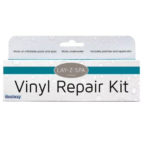 Lay-Z-Spa Vinyl Repair Kit Hot Tubs, Inflatable Spas Above Ground Pools Airbeds