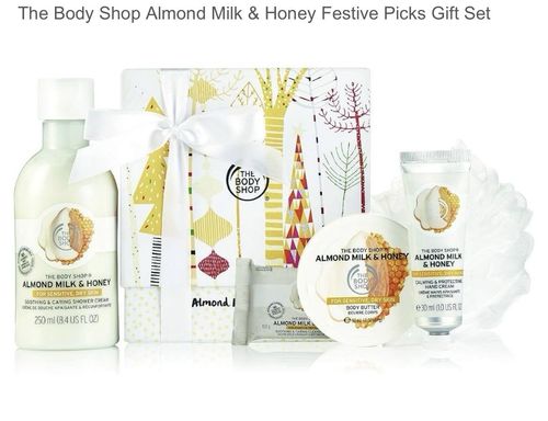 The Body Shop Almond Milk & Honey Gift Set for Body & Hands, Sensitive Skin — image 3