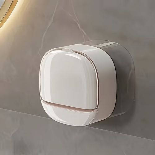 Wall-Mounted Draining Soap Holder – No-Drill Soap Box for Bathroom and Shower — image 6