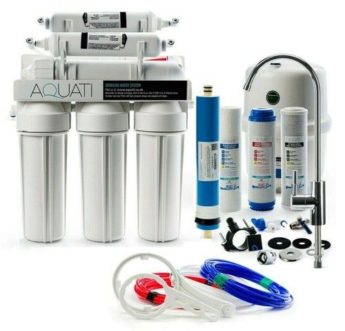 AQUATI 6 STAGE REVERSE OSMOSIS UNDER SINK MINERAL DRINKING WATER FILTER NI