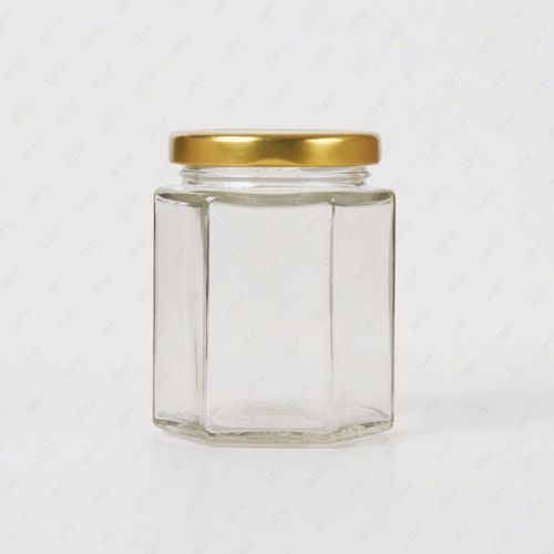 Hexagonal Jam Jars 72x196ml (7oz approx)  Storage Preserve Pickles Mini Jars — image 2