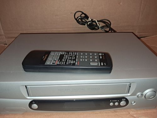 BUSH NICAM VCR VHS Video Cassette Recorder player SERVICED REMOTE — image 2