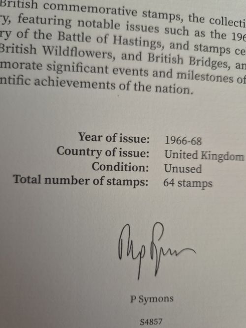 Harrington & Byrne 1966-1968 Complete Stamp Collection — image 9