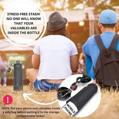 Secret Compartment Diversion Water Bottle Safe Hiding Money Box Cup Stash Jar — image 11