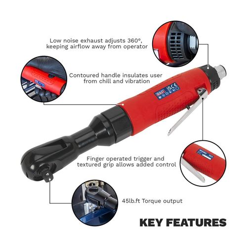 Generation Air Ratchet Wrench 3/8"Sq Drive Air Tool — image 4