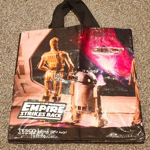 Tesco Star Wars Empire Strikes Back Large Reusable tote Bag for life