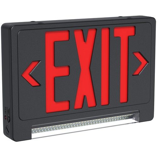 SITISFI Exit Sign Emergency Light Battery Backup UL Listed 120/277V 1 Pack
