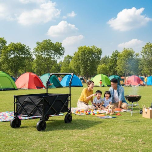 Camping Cart Handle Attachment Multi-Function Folding Wagon Push Handle — image 6