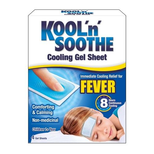 Kool n Soothe N Soothe Kids Cooling Strip Sachets 4 Count (Pack of 1)