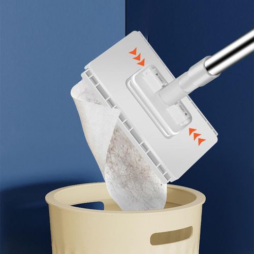 360° Rotating Dust Mop Clamping Head Automatic Mop Clip Floor Cleaning Duster — image 4