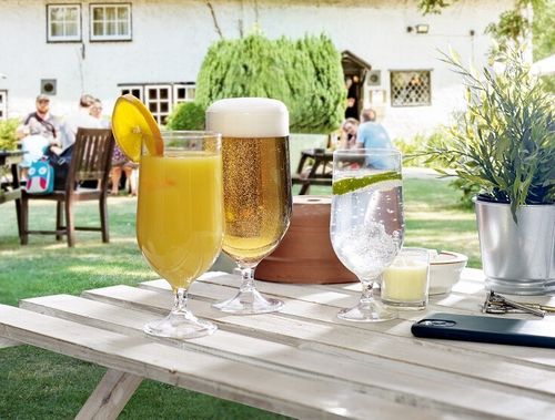 Plastic Beer Pint Glasses - Reusable, Unbreakable, Recyclable - FAST DELIVERY UK — image 2