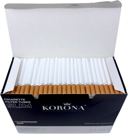 Korona SLIM Tubes 6,8 mm diameter - 1000 Tubes,White — image 3