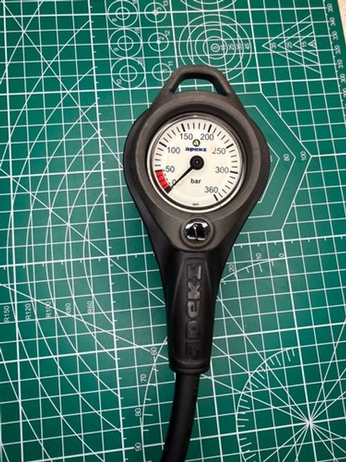 Apeks 2-Gauge Dive Console w/ SPG & Compass- Metric