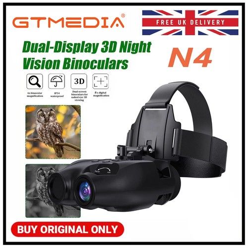 Night Vision Goggles Helmet & Head Mounted Binoculars Digital Infrared Goggles