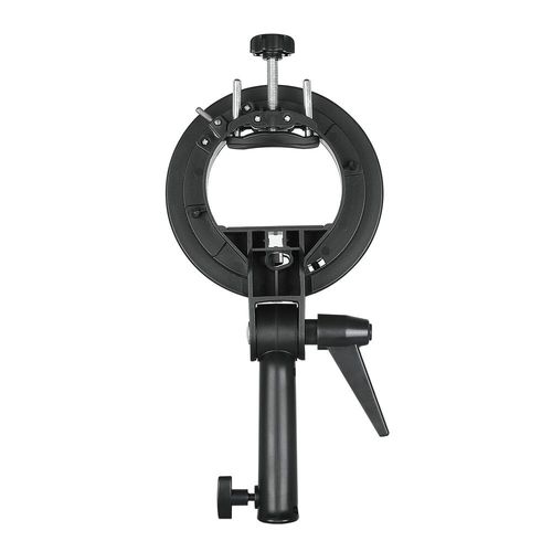 S-Type Bracket Bowens Mount Holder with Handheld Grip for Speedlite Flash — image 4