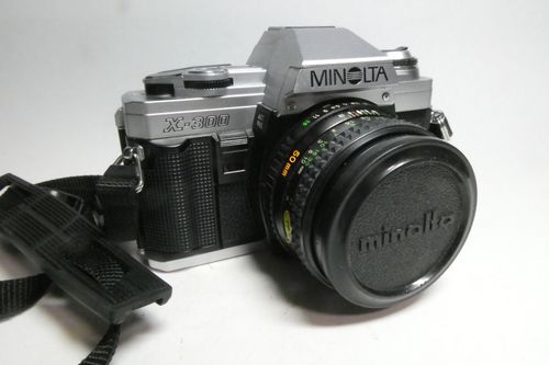 Minolta X-300 Classic Auto Manual SLR Camera & MD Rokkor 50mm f1.7 Minolta Lens — image 1