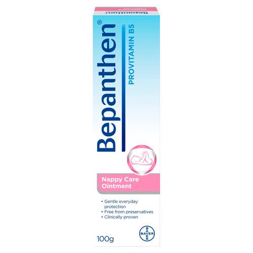 Bepanthen Nappy Care Ointment 100g Nappy Rash Barrier Cream Baby - UK Pharmacy