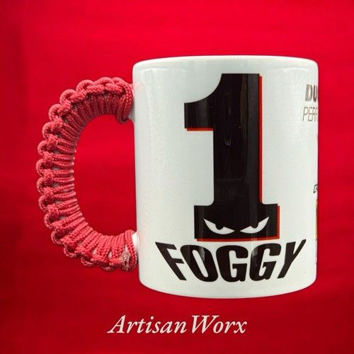Carl Foggy Fogarty Ducati TT Legends Superbikes Motorcycle Paracord Mug