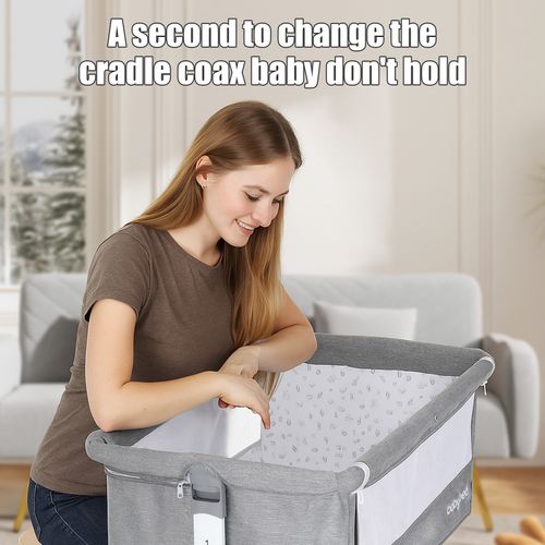 Baby Co-Sleeping Bedside Crib - Safe Bassinet with Storage Bag, Easy Install‌ — image 6