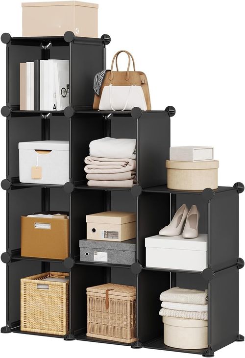 9 Cube Storage Organizer Display PVC Shelf Storage Unit Organizer Office Home — image 1