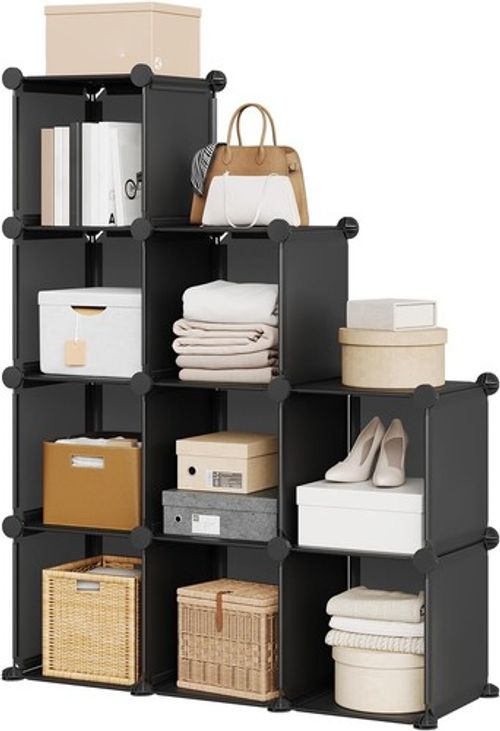 9 Cube Storage Organizer Display PVC Shelf Storage Unit Organizer Office Home