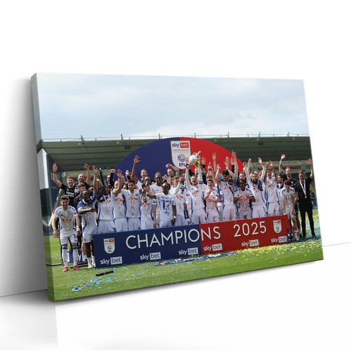 Leeds United Championship Winners 24/25 Canvas
