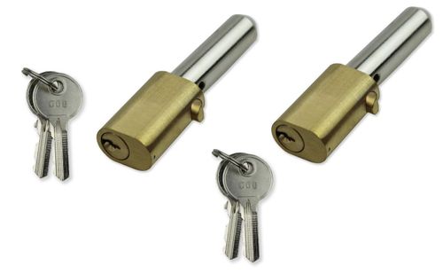 Roller Shutter Bullet Locks Oval 1 Pair On Same Key Pin Shutter Lock 4 Keys — image 1