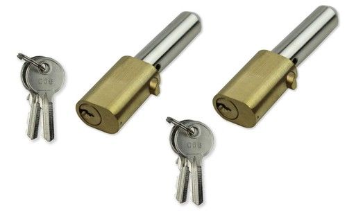 Roller Shutter Bullet Locks Oval 1 Pair On Same Key Pin Shutter Lock 4 Keys
