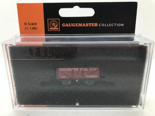 GAUGEMASTER N GAUGE GM2410105 CHICHESTER COAL COMPANY Ltd Edn WAGON + BOXED