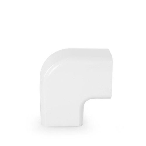 Durable Plastic Air Con Trunking Plane Curve White 80x60 Connector FREE P&P