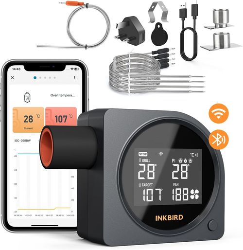 INKBIRD WIFI Bluetooth Automatic Smoker Fan Controller ISC-028BW BBQ Thermometer — image 3
