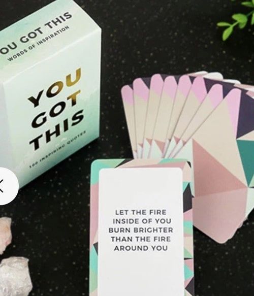 Gift Republic’You Got This’ card deck of 100 inspiring quotes to empower you — image 4