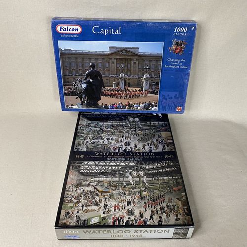 Jigsaw Puzzle Bundle x15 Joblot 1000 Pieces Christmas Hobby Unchecked Pastime — image 12
