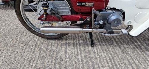 Honda C90 Super cub  Stainless Exhaust system with road-legal silencer